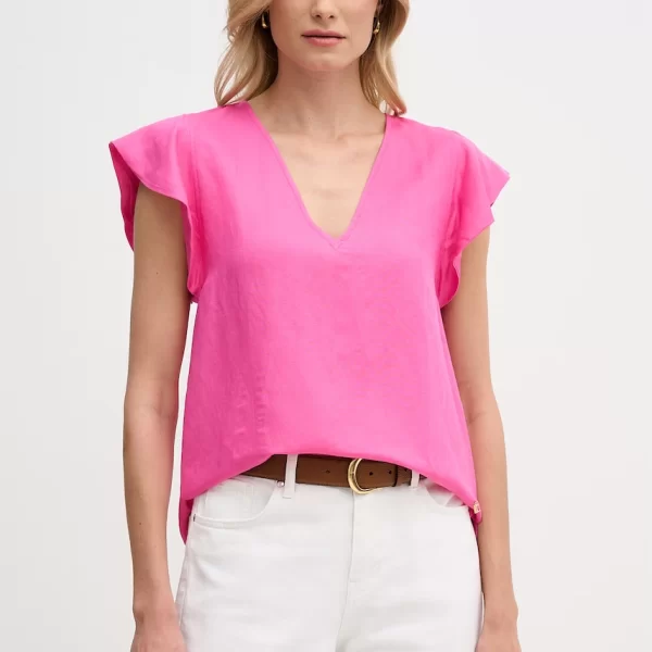 Lola Casademunt μπλούζα Γυναικεία με λινό