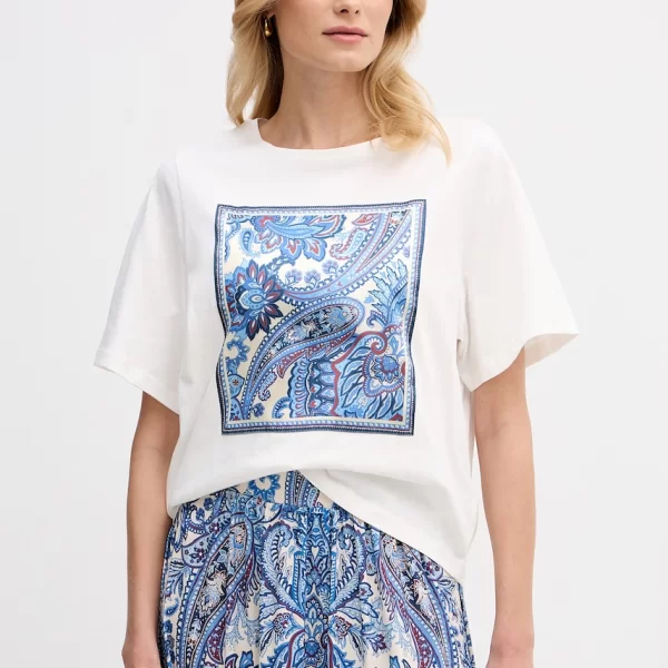 OUI T-shirt Γυναικείο βαμβακερό