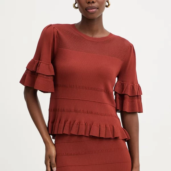 Twinset Μπλούζα γυναικεία με βισκόζη