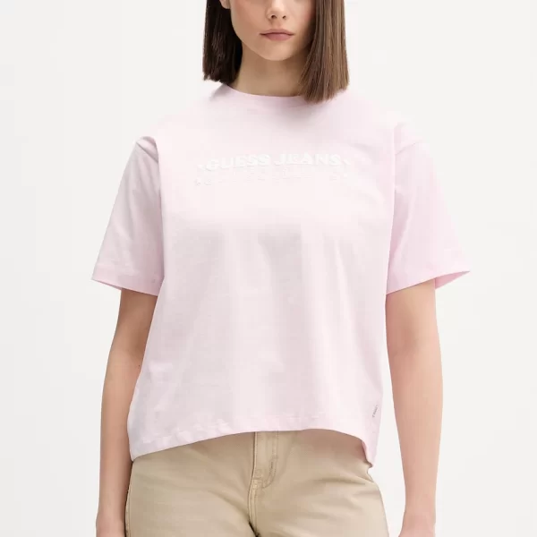 Guess Jeans Μπλούζα Γυναικεία βαμβακερή