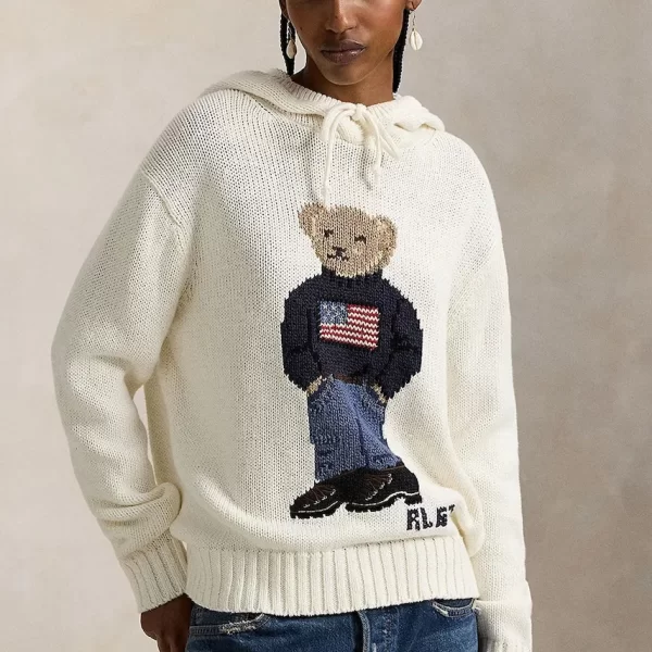 Πουλόβερ με προσθήκη λινού Polo Ralph Lauren