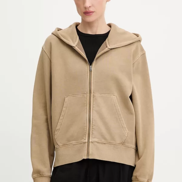 G-Star Βαμβακερή μπλούζα G-Star Washed hdd zip relaxed