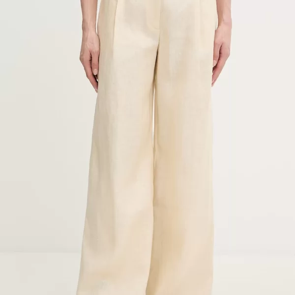 Λινό παντελόνι Bardot