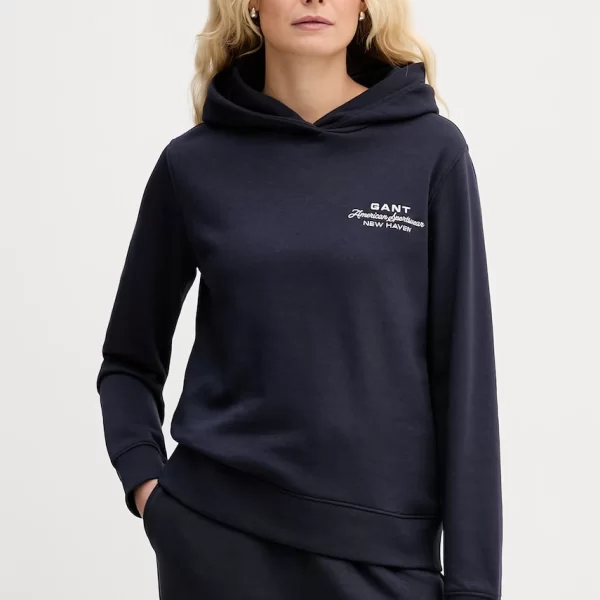 GANT Gant Μπλούζα με κουκούλα Γυναικεία βαμβακερή