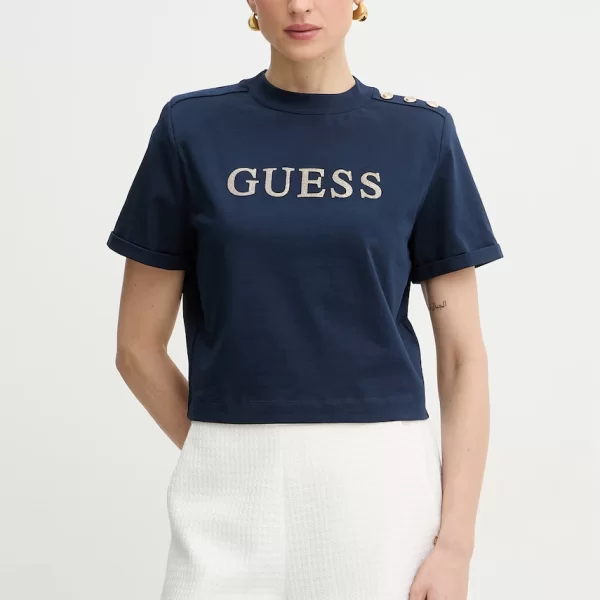 Guess T-shirt Guess γυναικείο βαμβακερό MARINA