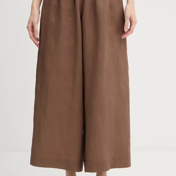 Λινό παντελόνι MM by Max Mara CANNETI