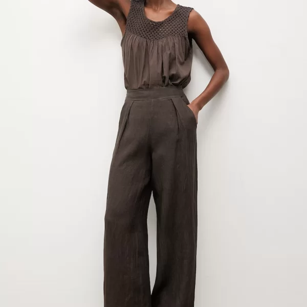 Answear.LAB Παντελόνι γυναικείο λινό