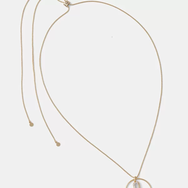 DKNY DKNY Κολιέ με κρεμαστό γυναικείο μεταλλικό