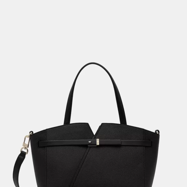 BOSS τσάντα tote γυναικεία δερμάτινη BOSS REVERS SM TOTE