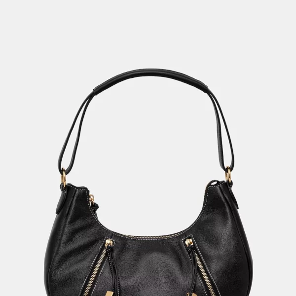 Love Moschino Τσάντα κρουασάν γυναικεία δερμάτινη