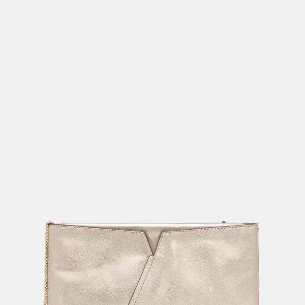 BOSS κλατς γυναικεία δερμάτινη BOSS REVERS CLUTCH L