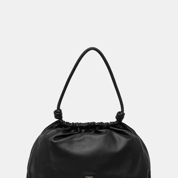 Tommy Hilfiger Shopper γυναικεία δερμάτινη