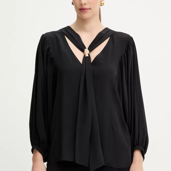 Μπλούζα με προσθήκη μεταξιού Simona Corsellini