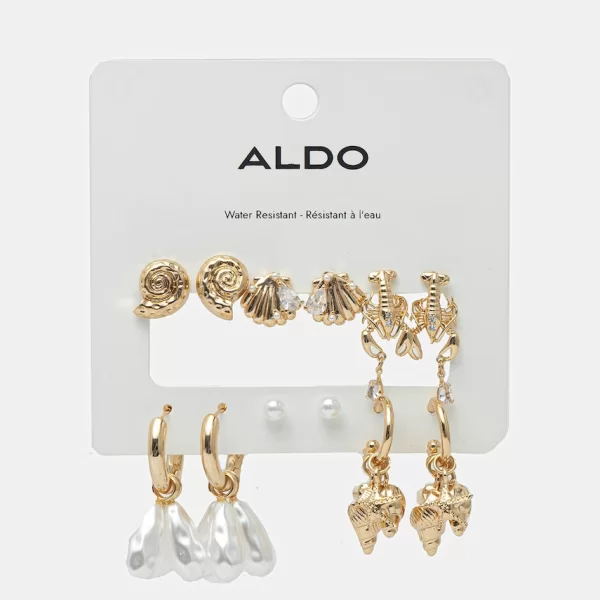 Aldo σετ σκουλαρίκια Γυναικεία μεταλλικά SHELLBELLE 6-pack