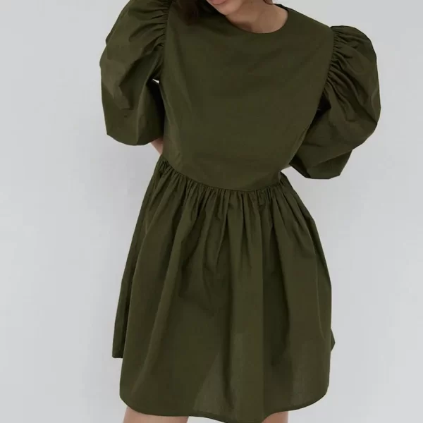 Muuv. Φόρεμα φαρδύ βαμβακερό KAWAI