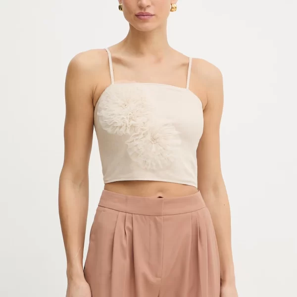 Twinset Μπλούζα γυναικεία με βαμβάκι