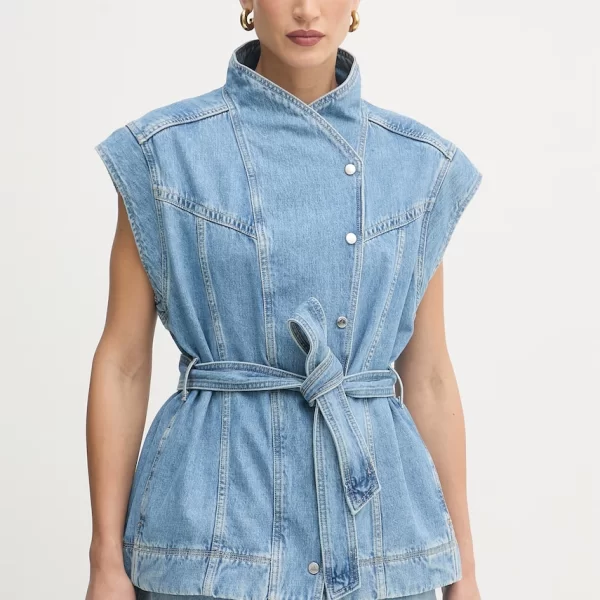 BOSS Orange Γυναικείο Αμάνικο Ντένιμ Γιλέκο C VEST