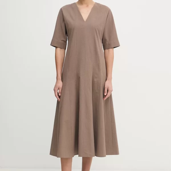 MM by Max Mara φόρεμα flared βαμβάκι PANINO