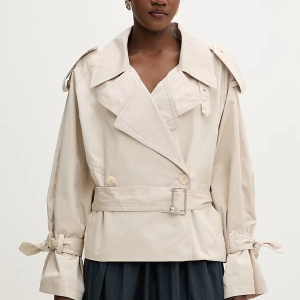 Isabelle Blanche Καμπαρντίνα γυναικεία βαμβακερή