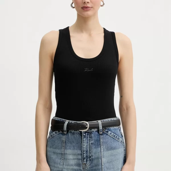 Karl Lagerfeld Τοπ Γυναικείο βαμβάκι με ελαστάν