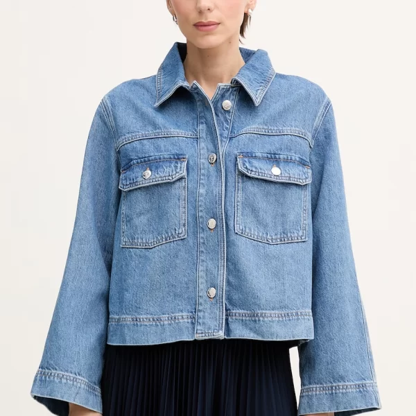 JOOP! Joop! μπουφάν γυναικείο ντένιμ