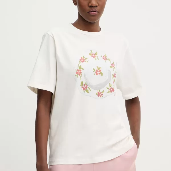 STINE GOYA Βαμβακερό μπλουζάκι Stine Goya