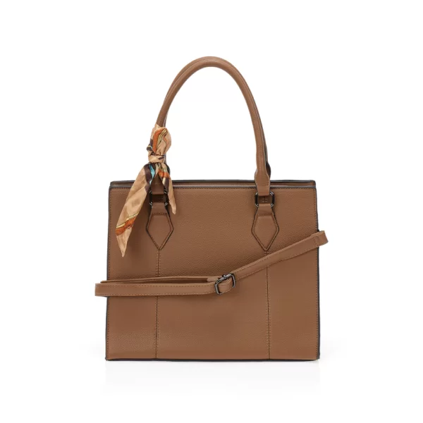 Πούρο τσάντα ώμου με διακοσμητικό μαντήλι ΠΟΥΡΟ