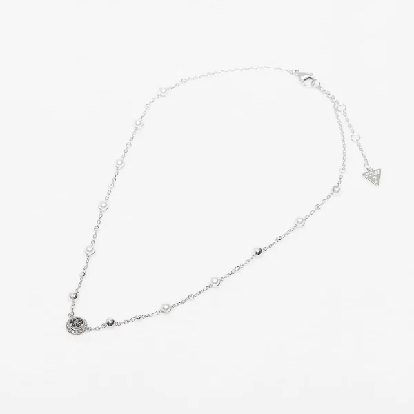 Κολιέ GUESS Tiny Pearly Rhodium Universal