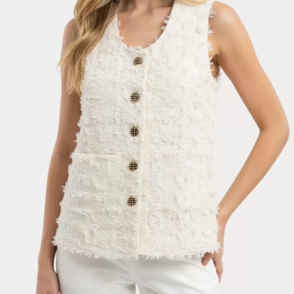 ΣΑΚΑΚΙ GILET CACHE CACHE OS BEIGE CACHE CACHE