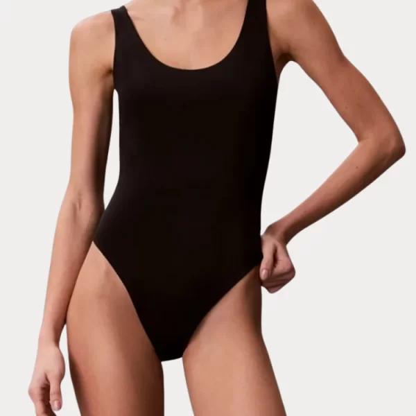 ΟΛΟΣΩΜΟ ΜΑΓΙΟ CALVIN KLEIN SCOOPBACK ONE PIECE BLACK CALVIN KLEIN