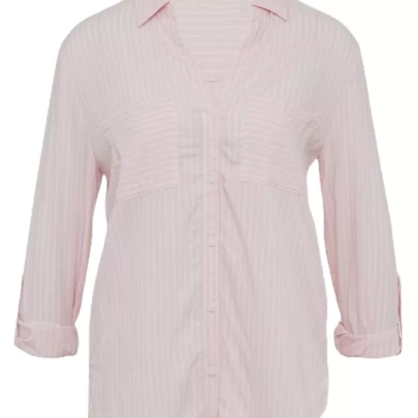 Γυναικείο Ριγέ Πουκάμισο Ροζ S.Oliver 2163647-41G9
