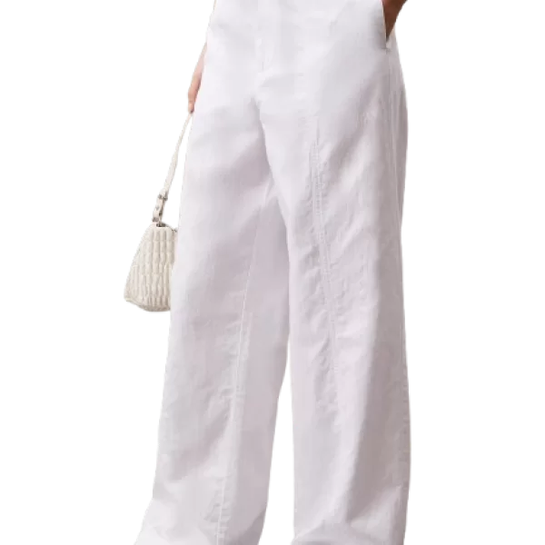 Γυναικείο Παντελόνι Λευκό Calvin Klein J20J225340-YAA