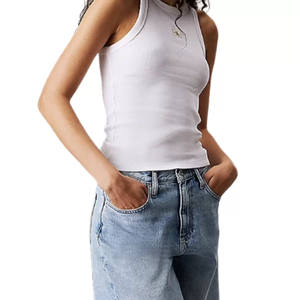 Γυναικείο Tank Top Λευκό Calvin Klein J20J225302-YAA