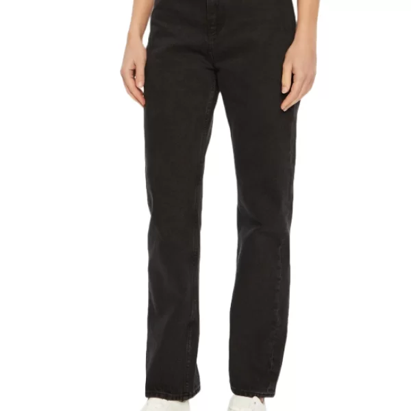 Γυναικείο High Rise Straight Τζιν Γκρι Calvin Klein J20J224505-1BY