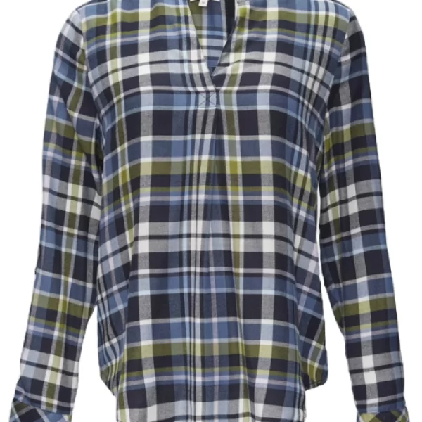 Γυναικείο Καρό Πουκάμισο Μπλε S.Oliver 2160450-59N0