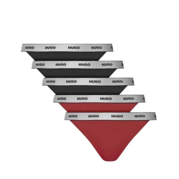 HUGO Γυναικείο Σετ Στρινγκ 5 Τεμαχίων Hugo 50527208-960