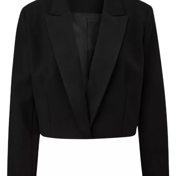 Γυναικείο QS x Vanessa Mai Σακάκι Μαύρο S.Oliver 2174415-9999