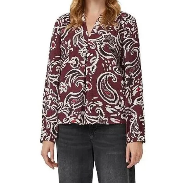 Γυναικεία Πουκαμίσα Μπορντό S.Oliver 2170028-39A2