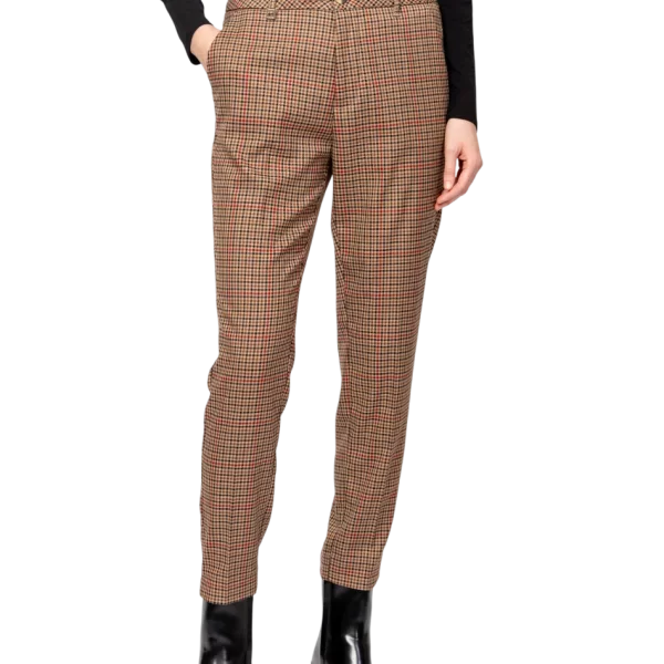 Γυναικείο Florin Παντελόνι Καφέ Heavy Tools T42013-CHECKED