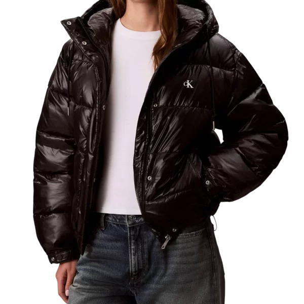 Γυναικείο Puffer Μπουφάν Μαύρο Calvin Klein LV047D505G-UB1