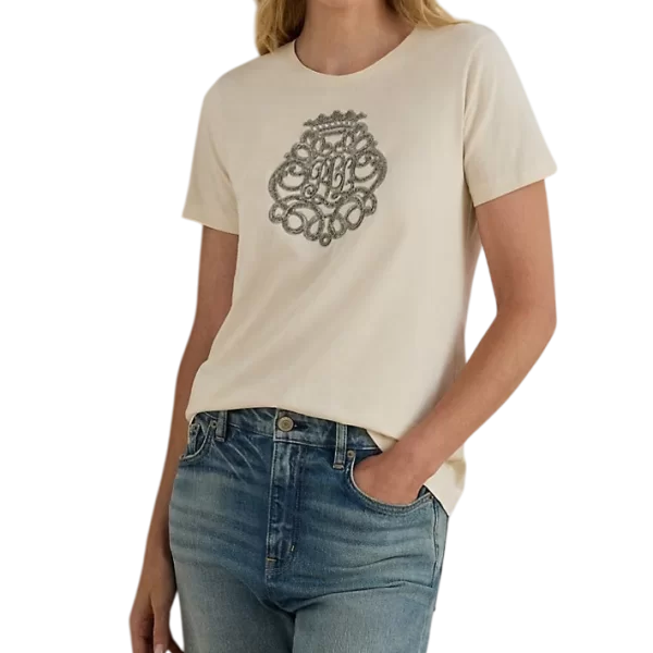 Ralph Lauren Γυναικείο Katlin T-shirt Εκρού Ralph Lauren 200980211002-101