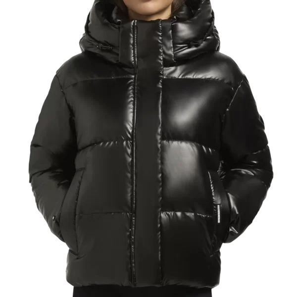 Γυναικείο Devina2 Shiny Μπουφάν Μαύρο Khujo KJ1085JK253-BLACK