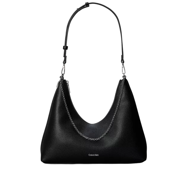 Γυναικεία Hobo Τσάντα Μαύρη Calvin Klein LV04F3495G-UB1