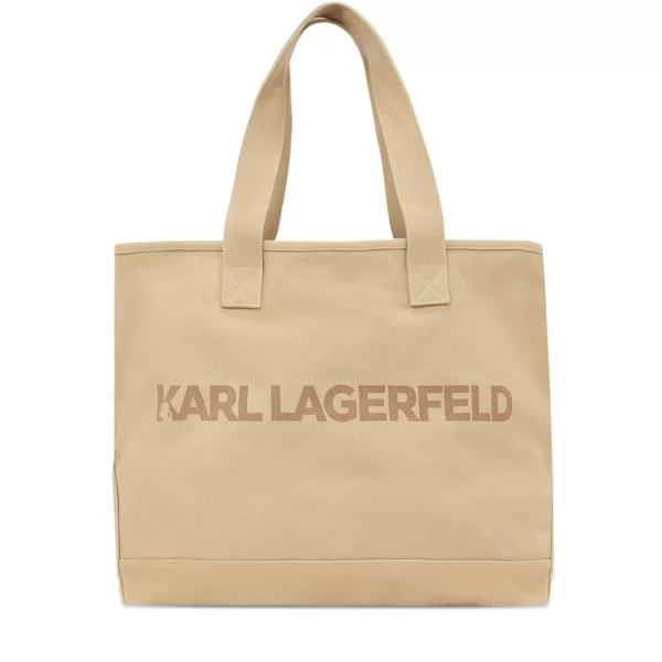 Γυναικεία K/Essential Τσάντα Μπεζ Karl Lagerfeld B2W50099-2FT SAFARI