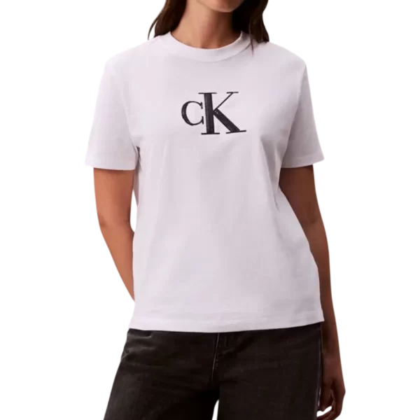 Γυναικείο T-shirt Λευκό Calvin Klein LV044E215G-YAA