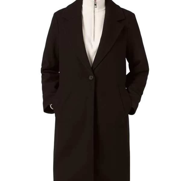 Γυναικείο Παλτό Μαύρο Alcott CP2270DOAX15-BLACK