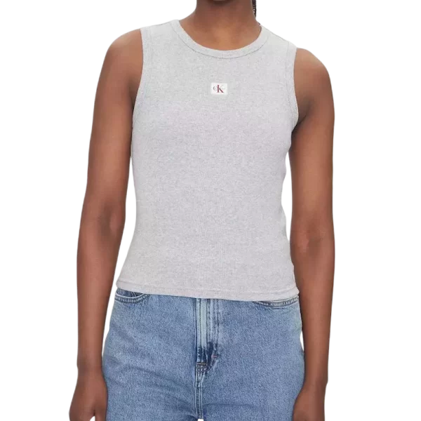 Γυναικείο Αμάνικο Τοπ Γκρι Calvin Klein LV047C201G-P79