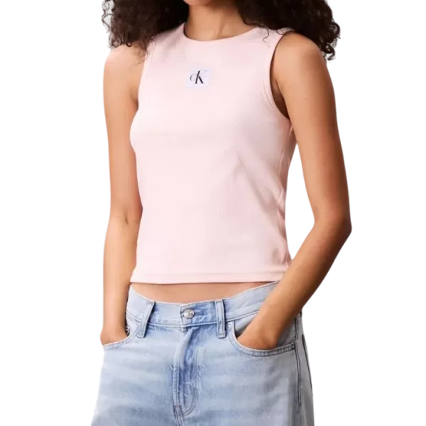 Γυναικείο Αμάνικο Τοπ Ροζ Calvin Klein LV047C201G-VI7