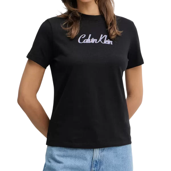 Γυναικείο T-shirt Μαύρο Calvin Klein LV047C854G-UB1