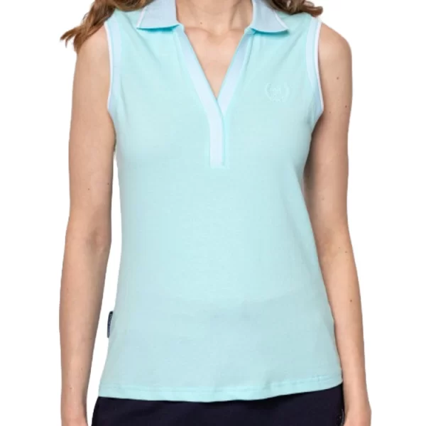 Γυναικείο Dioco24 Αμάνικο Polo Μέντα Heavy Tools S24197-MINT